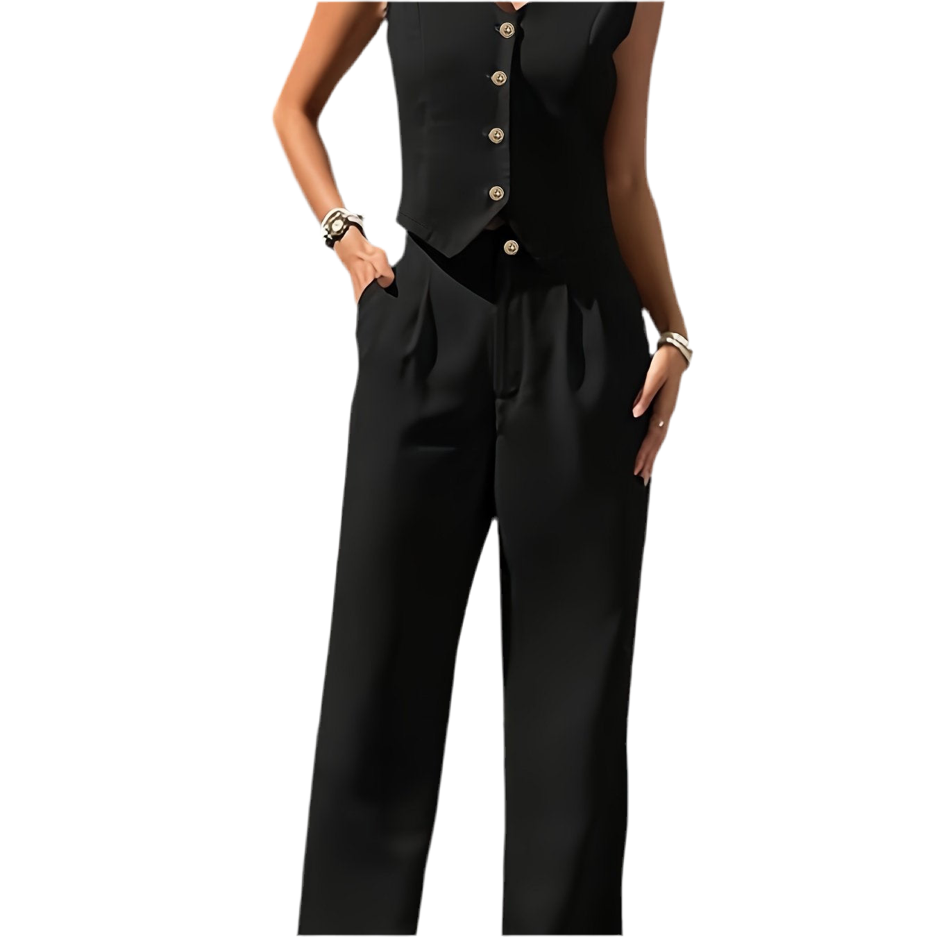 Completo Elegante con Gilet e Pantalone