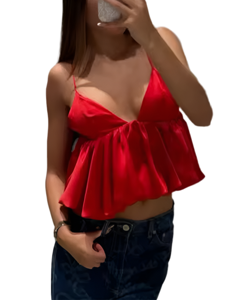 Top Satin Flowy