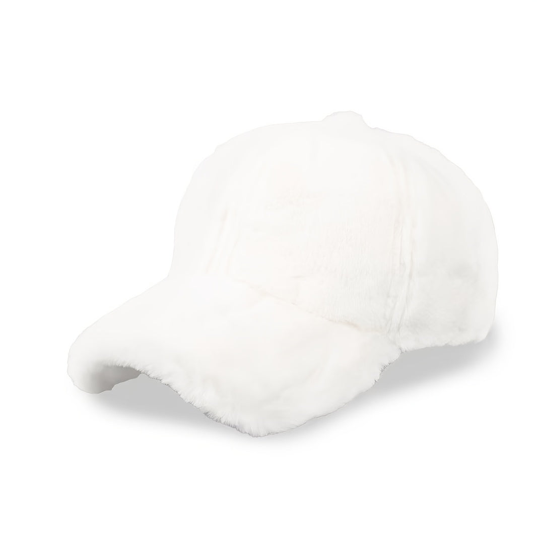 Cappellino da baseball in ecopelliccia