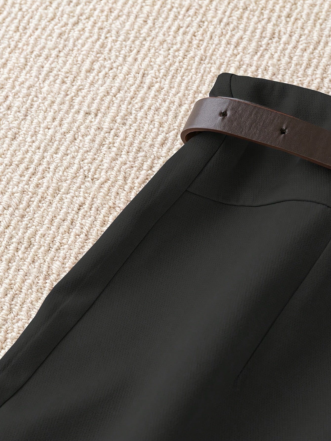 Shorts a portafoglio con cintura elegante