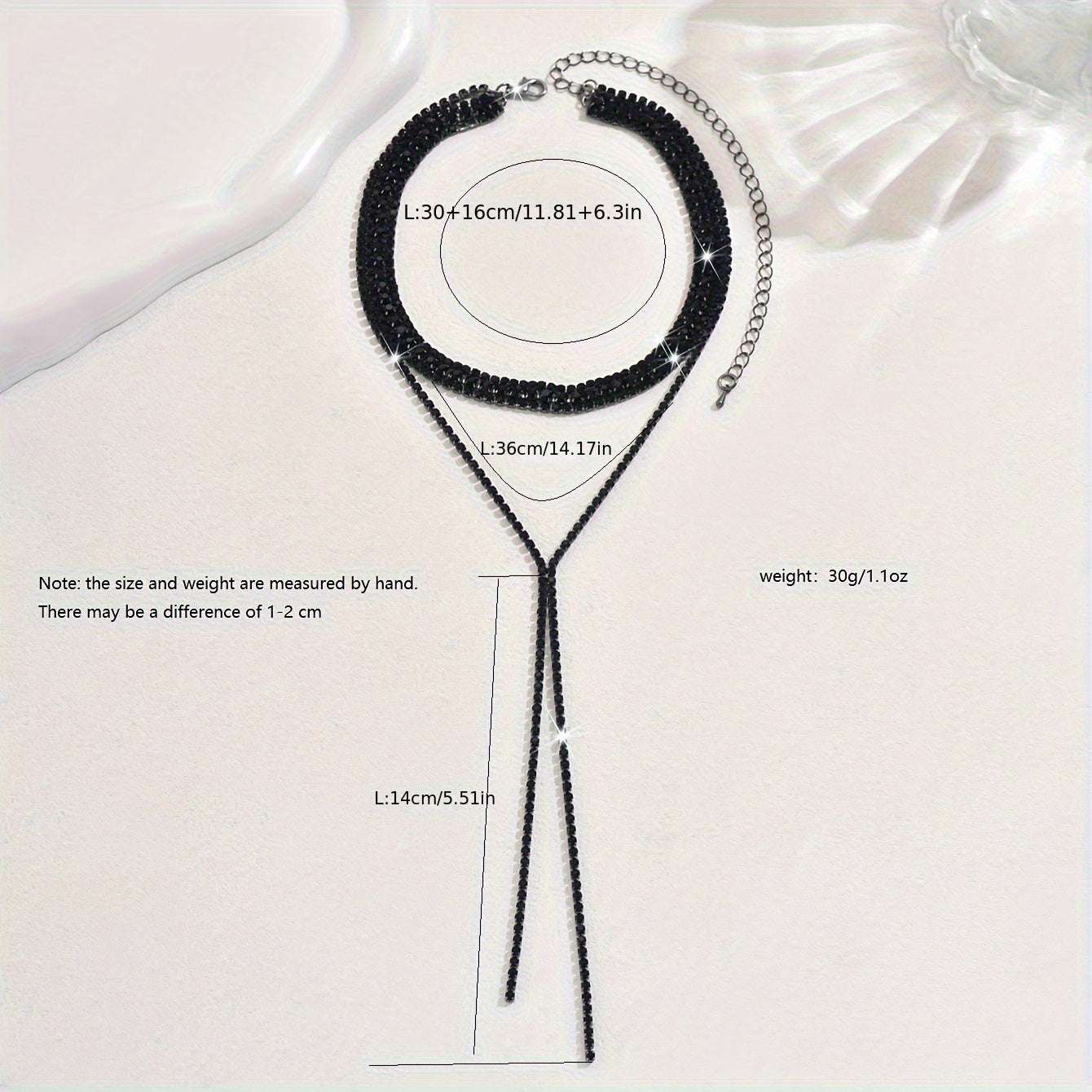 Collana multilayer con design elegante
