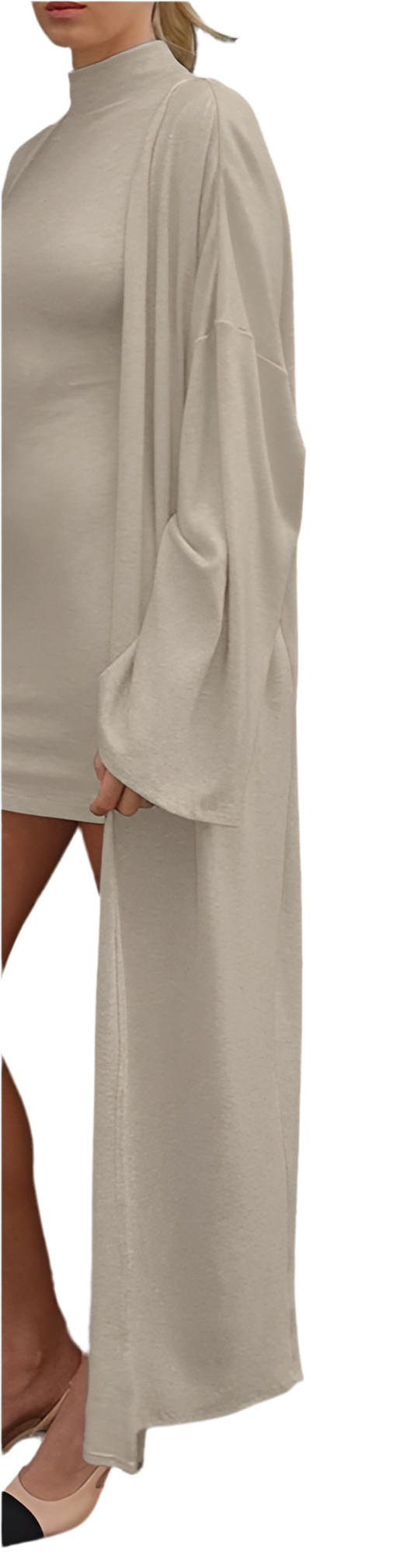 Set Eleganza Minimal – Abito e Cardigan Coordinati
