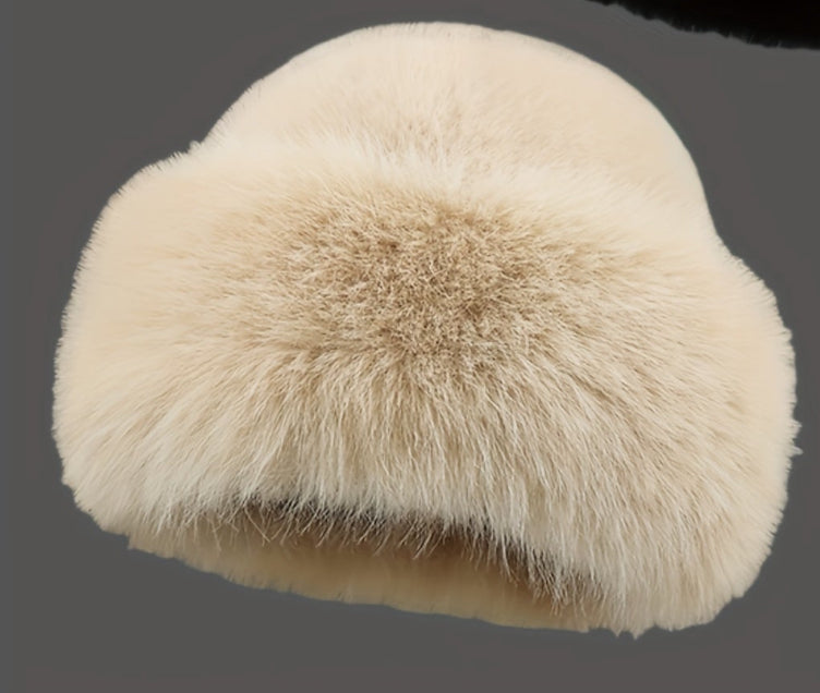 Colbacco donna in ecopelliccia Cappello invernale elegante e caldo