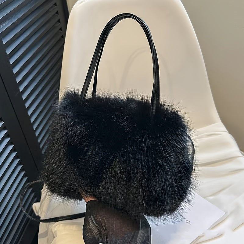 Borsa shopper donna in ecopelliccia