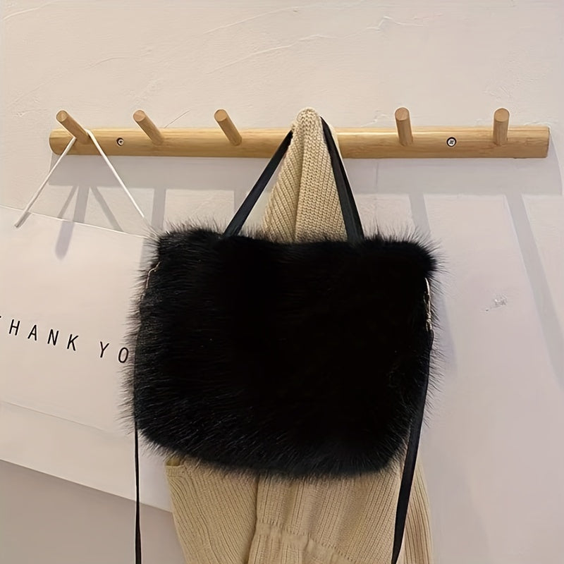 Borsa shopper donna in ecopelliccia
