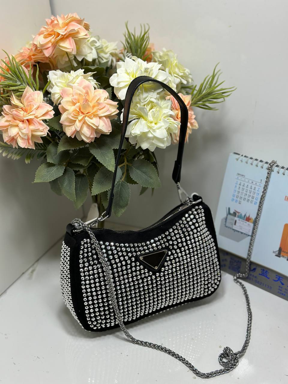 Borsa con paillettes