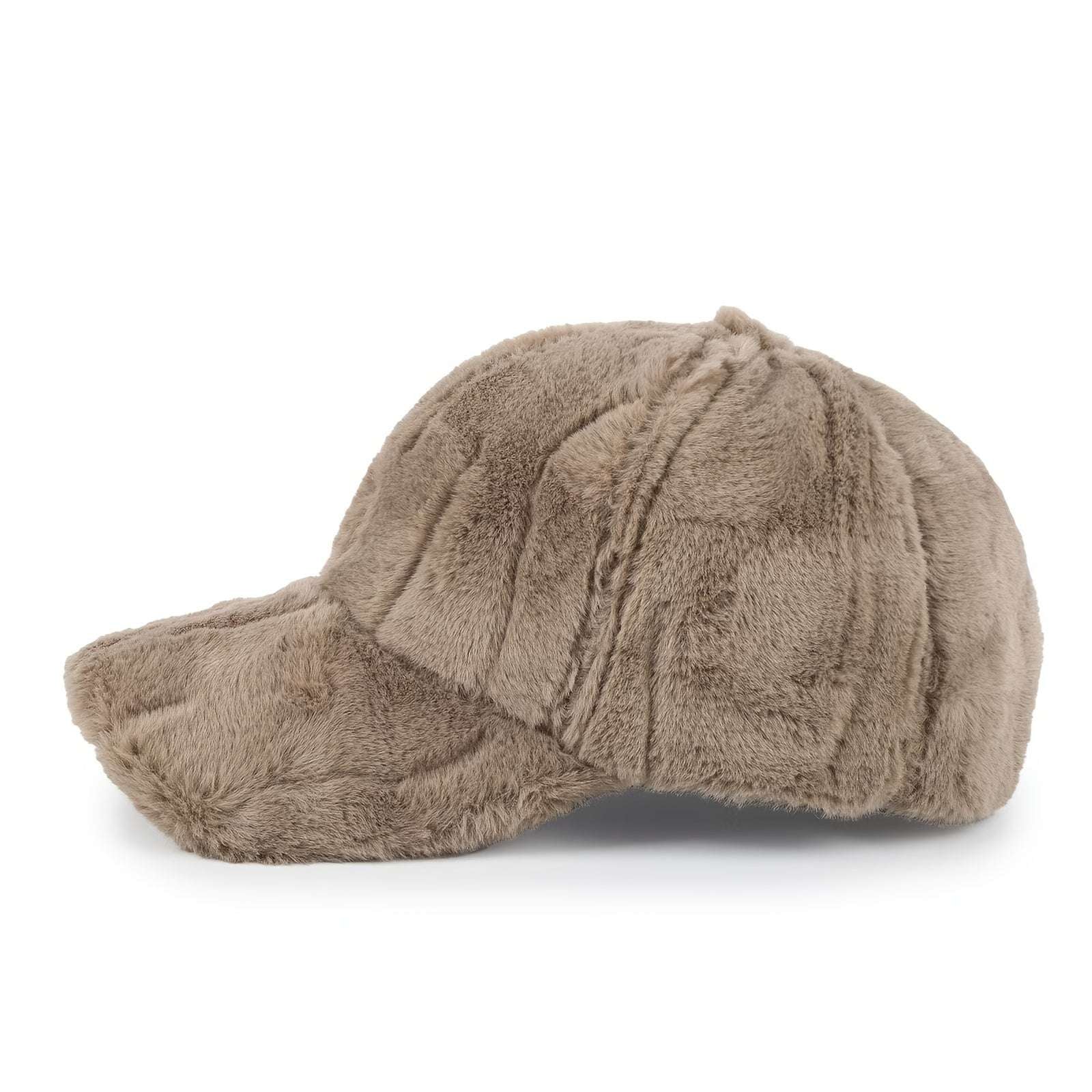 Cappellino da baseball in ecopelliccia