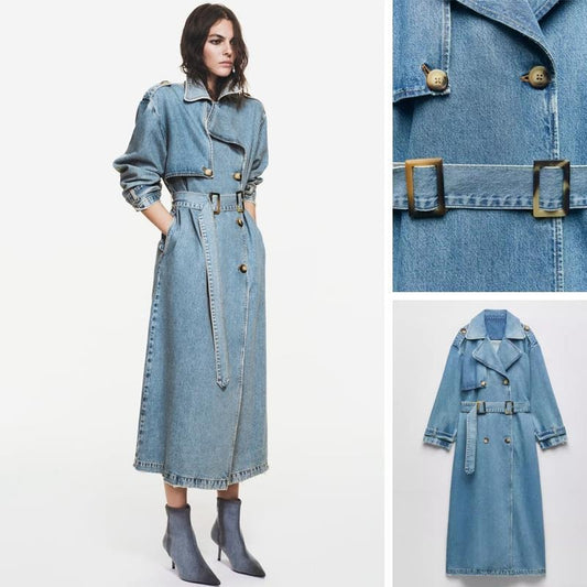 Denim Trench