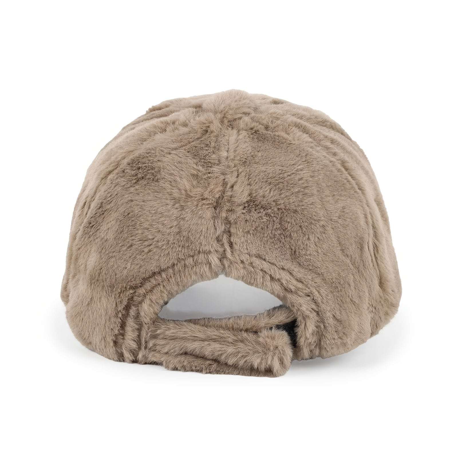 Cappellino da baseball in ecopelliccia