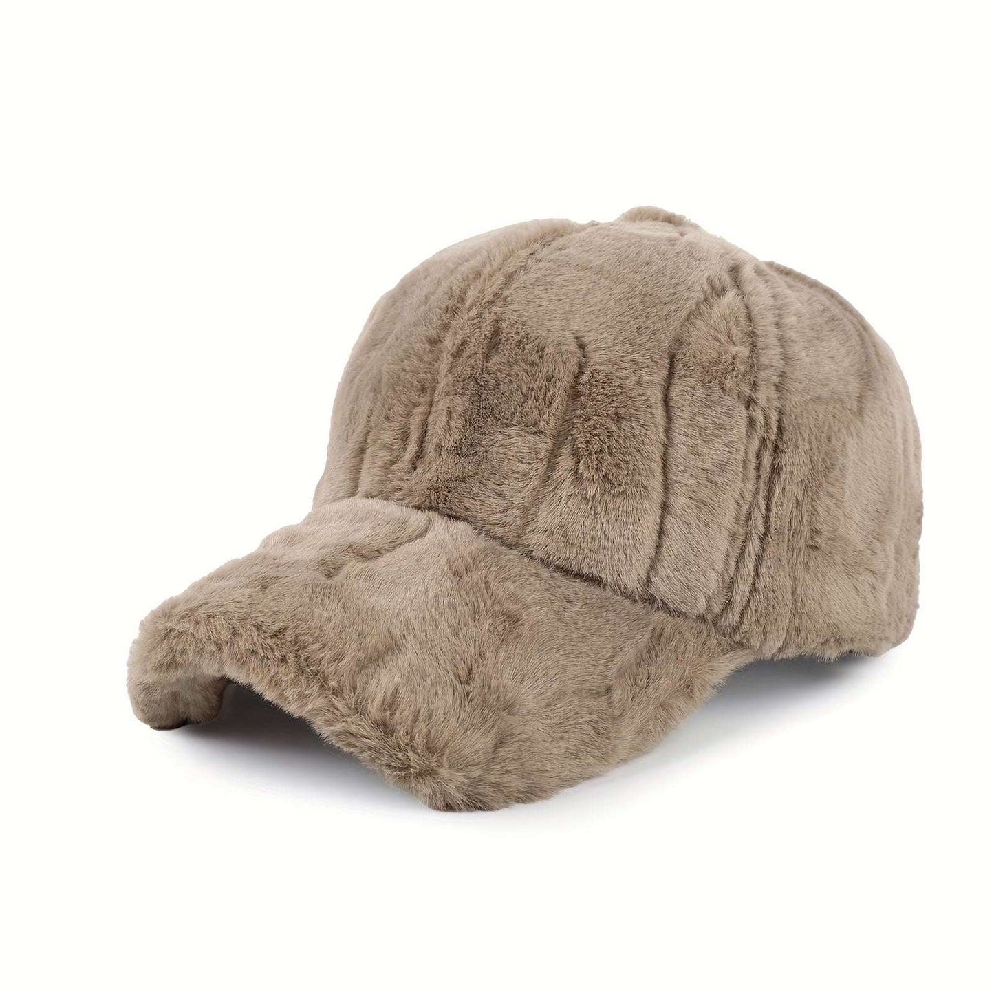 Cappellino da baseball in ecopelliccia
