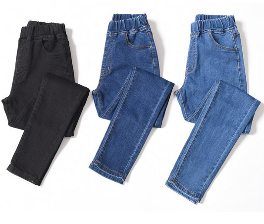 Casual Élastique Jeans