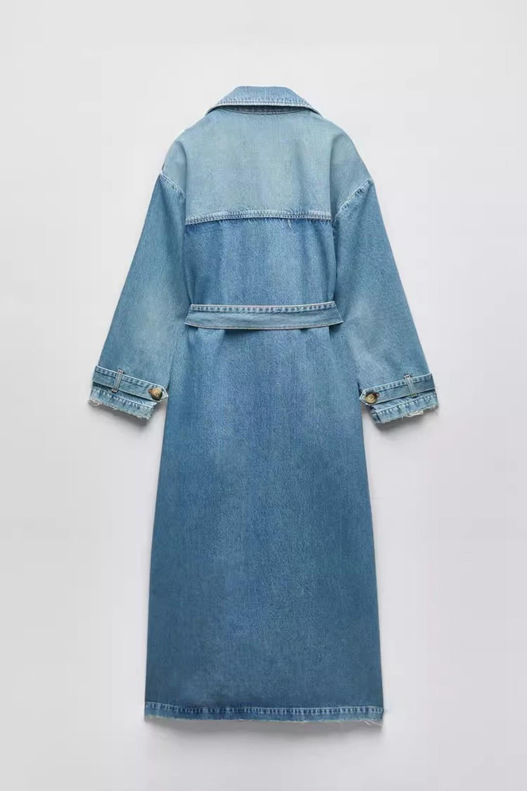 Denim Trench