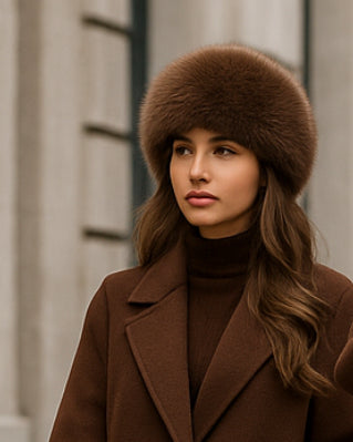 Colbacco donna in ecopelliccia Cappello invernale elegante e caldo