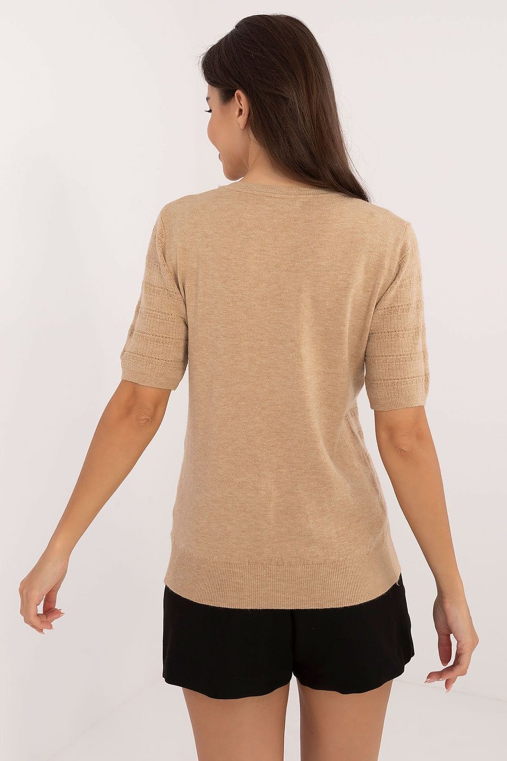 Short sleeve sweater