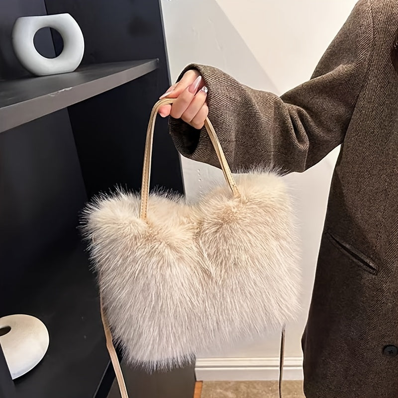 Borsa shopper donna in ecopelliccia